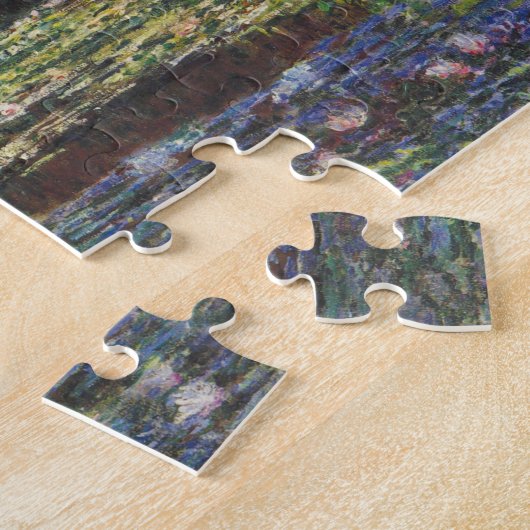 Puzzle Pont sur l'étang Nénuphar par Claude Monet (Côté)