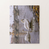 Puzzle Pont Swans and Charles à Prague (Vertical)