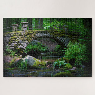 Puzzle Pont Troll dans la forêt - 20x30