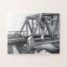 Pont vieux pencilart Monochrome
