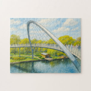 Puzzle Pont Weinberg rathenow aquarell havelland