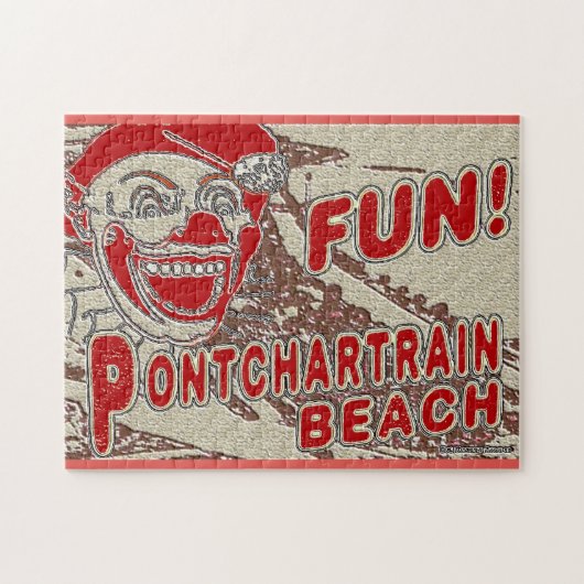 Puzzle Pontchartrain Beach, Vintage, (Horizontal)