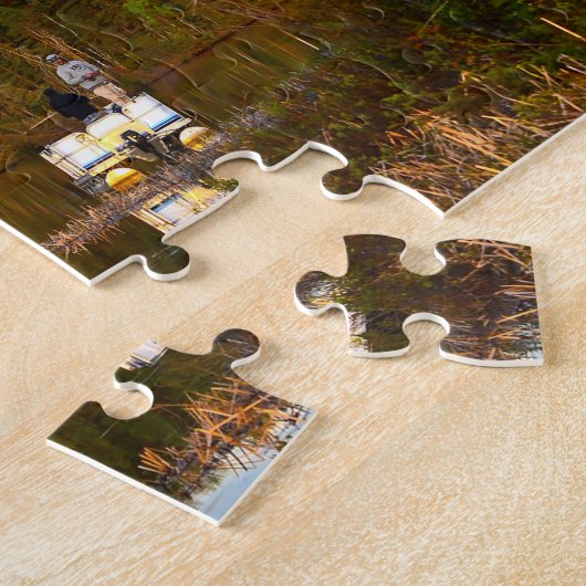 Puzzle Pontoon Lake Québec. (Côté)