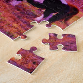Puzzle PONY dans un champ de couleur PLANCHE (Côté)