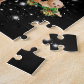 Puzzle Poodle Arbre De Noël Couvert De Lampe De Feu (Côté)