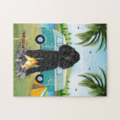 Puzzle Poodle Chien Camping  (Horizontal)