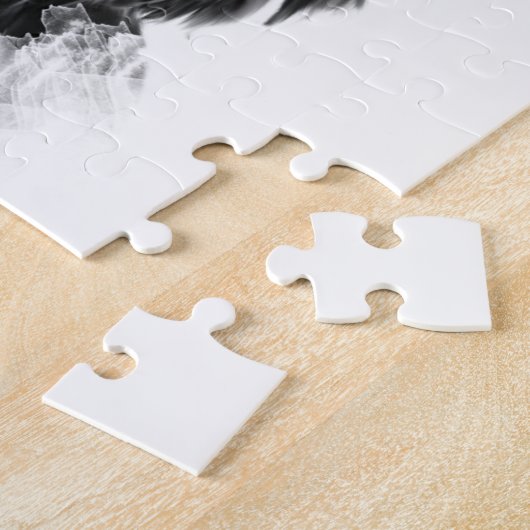 Puzzle Poodle Dog with Hearts Saint-Valentin (Côté)