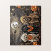 Puzzle Poodle Halloween Épouvantable (Vertical)