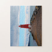 Puzzle Poolbeg Lighthouse Dublin. (Vertical)