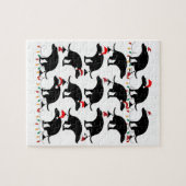 Puzzle Pooping Dog Christmas (Horizontal)