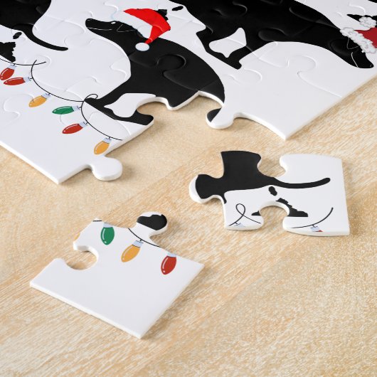 Puzzle Pooping Dog Christmas (Côté)