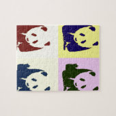 Puzzle Pop Art Baby Pandas (Horizontal)