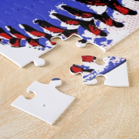 Puzzle Pop Art Baseball (Côté)