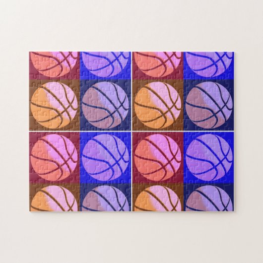 Puzzle Pop Art Basket (Horizontal)