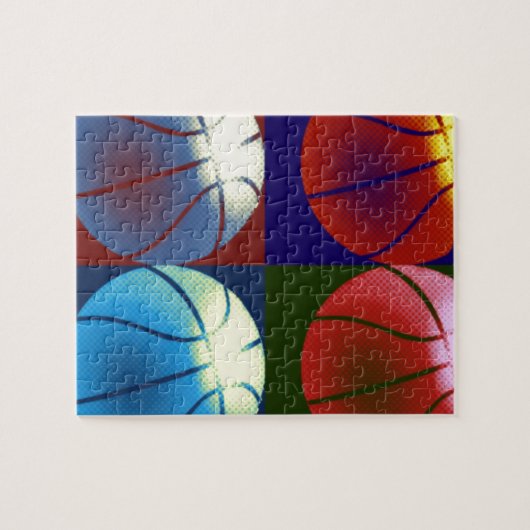Puzzle Pop Art Basket-ball (Horizontal)