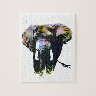 Puzzle Pop Art Elephant - Animaux Art