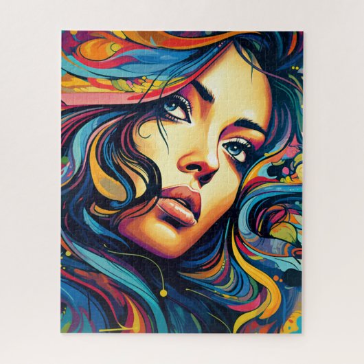 Puzzle Pop Art femme (Vertical)