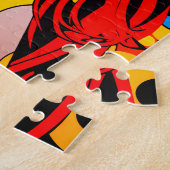 Puzzle Pop art fille colorée (Côté)