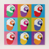 Puzzle Pop Art Guinée Cochons (Horizontal)