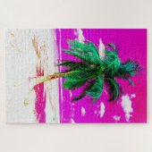 Puzzle Pop Art Hawaii Island Travel Beach Palm Tree (Horizontal)