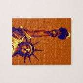 Puzzle Pop Art Lady Liberty (Horizontal)