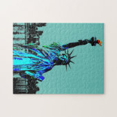 Puzzle Pop Art Lady Liberty (Horizontal)
