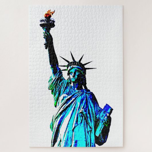 Puzzle Pop Art Lady Liberty (Vertical)