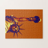 Puzzle Pop Art Lady Liberty (Horizontal)