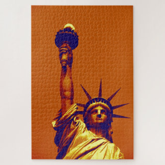 Puzzle Pop Art Lady Liberty