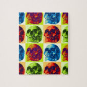 Puzzle Pop Art Skull (Vertical)
