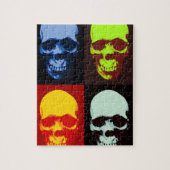 Puzzle Pop Art Skull (Vertical)