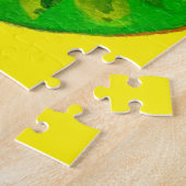 Puzzle Pop art vif kiwi fruit original aquarelle (Côté)