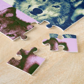 Puzzle Pop Art Wolf (Côté)