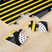 Puzzle Pop Urbain Art Cube Géométrique Abstrait Monogramm (Côté)