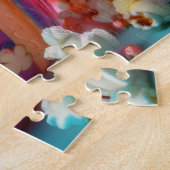 Puzzle Popcorn de carnaval arc-en-ciel (Côté)
