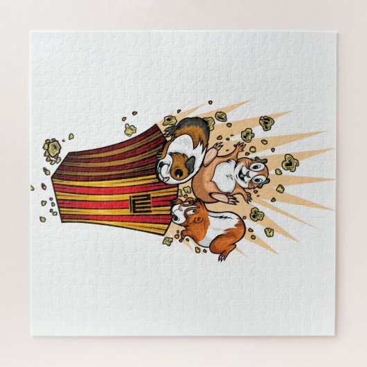 Puzzle Popcorn de cochons de Guinée (Horizontal)