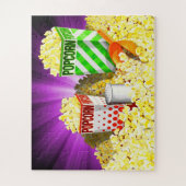 Puzzle Popcorn Lovers Puzzle, 56 Pièces De Grande Taille (Vertical)