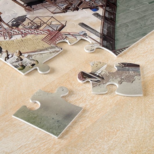 Puzzle Popeye Village Malte (Côté)