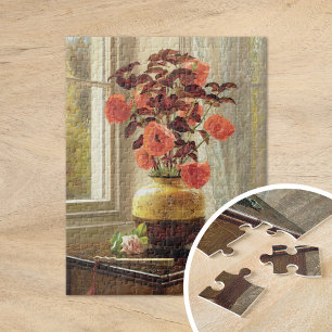 Puzzle Poppy oriental et Coleus   Jessica Hayllar