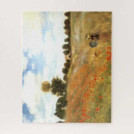 Puzzle "Poppyfield" by Monet Fine Art Jigsaw (Vertical)