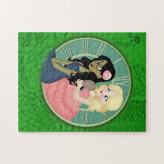 Puzzle populaire avec rose (Horizontal)