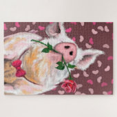Puzzle Porc - Amour (Horizontal)