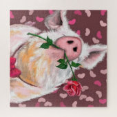 Puzzle Porc de gentillesse - Romantique (Horizontal)