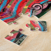 Puzzle Porcs dans une couverture Romantique Lune de nuit (Côté)