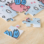 Puzzle porcs volants (Côté)