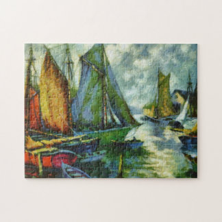 Puzzle Port antique de bateau