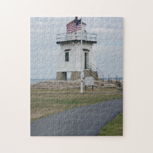 Puzzle Port Clinton Lighthouse créé en (Vertical)
