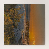 Puzzle Port De Brixham Au Coucher Du Soleil (Horizontal)