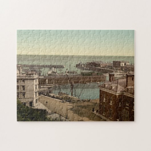 Puzzle Port de Folkestone, Kent, Angleterre (Horizontal)