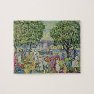 Puzzle Port de Gloucester (huile sur la toile)
